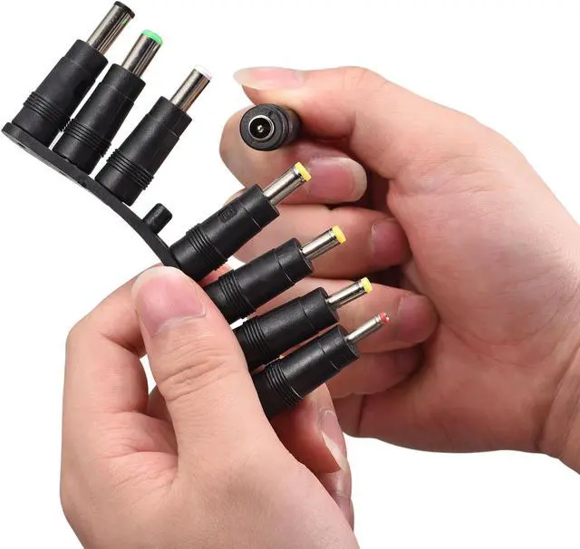 Alt view image 5 of 5 - DC Power Adapter Kit 16pcs 5.5 x 2.1mm Jack Converter Barrel Connector, 2 Sets