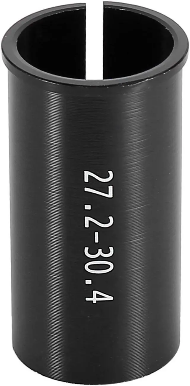 Main image of 27.2 to 30.4mm Bicycle Bike Seat Post Tube Adapter Seatpost Reducing Sleeve Adapter Aluminium Alloy Black