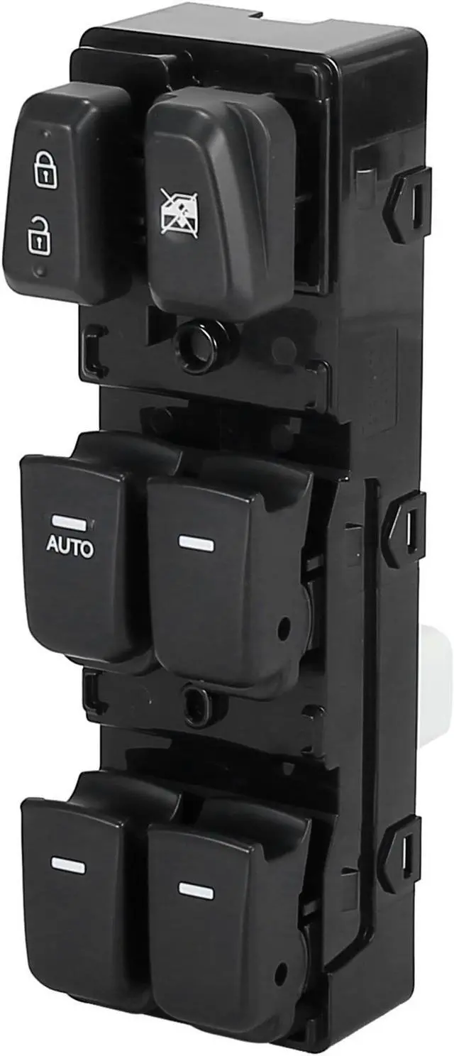 Main image of 93570-3S000 Car Power Window Control Switch Master Window Switch Black Front Left for Hyundai Sonata 2011-2015