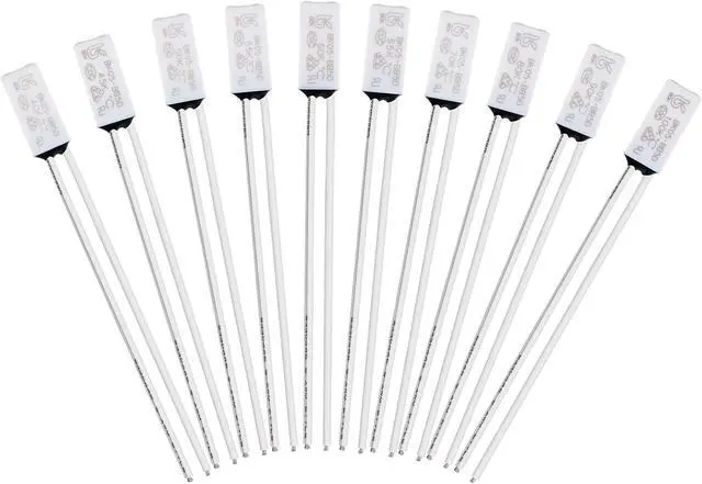 Main image of 10pcs KSD9700 Thermostat Normally Open 40-100°C(104-212°F) N.O Temperature Control Switch Assortment Kit