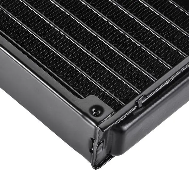 Alt view image 5 of 6 - Water Cooling Radiator for Computer CPU 80mm x 100mm x 26mm with 8 Aluminum Tube