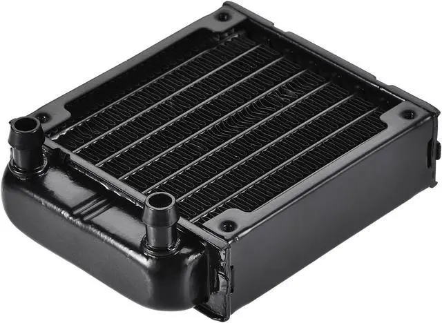 Alt view image 4 of 6 - Water Cooling Radiator for Computer CPU 80mm x 100mm x 26mm with 8 Aluminum Tube