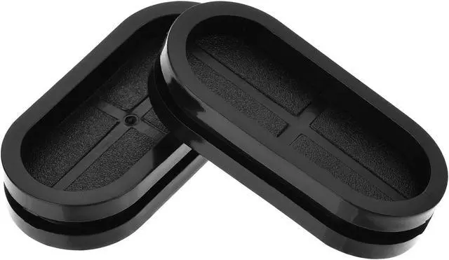 Main image of Rubber Grommet Oval Double-Sided Mount Size 44 x 20 mm for Wire Protection 4pcs