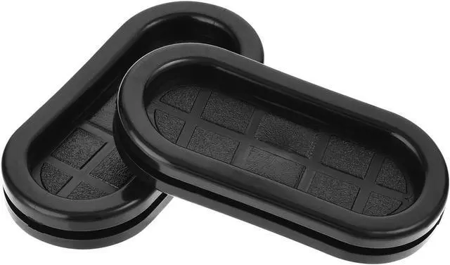 Main image of Rubber Grommet Oval Double-Sided Mount Size 45 x 20 mm for Wire Protection 10pcs