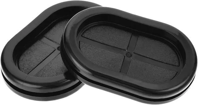Main image of Rubber Grommet Oval Double-Sided Mount Size 40 x 25 mm for Wire Protection 4pcs