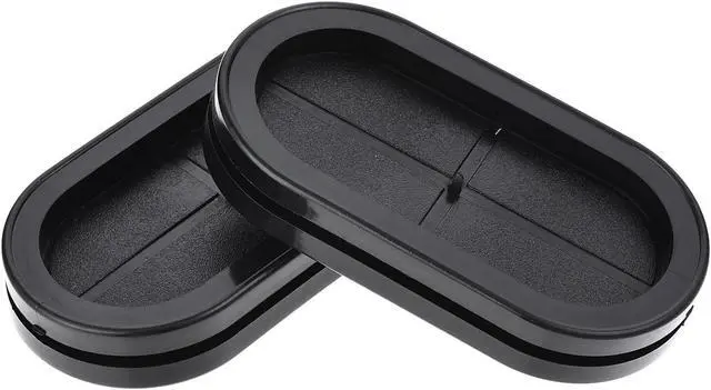 Main image of Rubber Grommet Oval Double-Sided Mount Size 83 x 40 mm for Wire Protection 10pcs