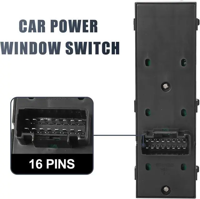 Alt view image 4 of 7 - Power Window Control Switch Front Left Driver Side for Kia Sportage 2014-2016 93570-3W000