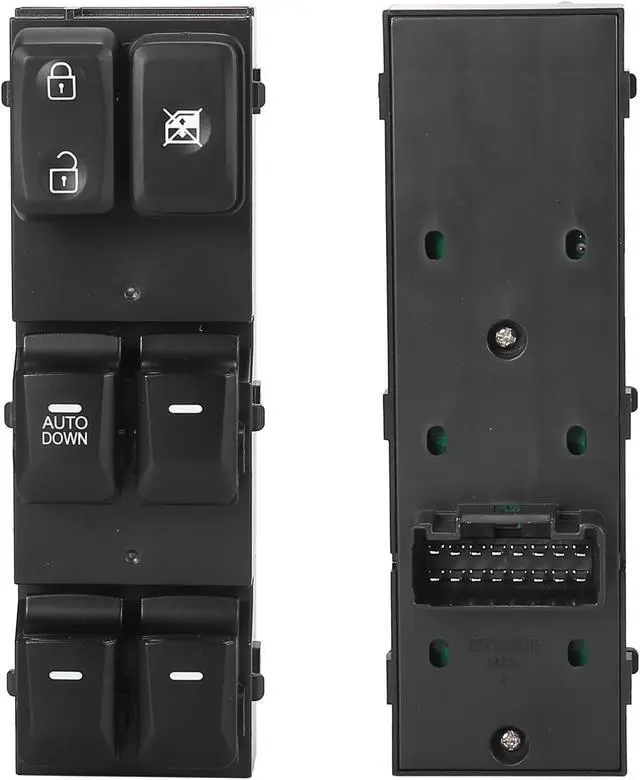 Alt view image 7 of 7 - Power Window Control Switch Front Left Driver Side for Kia Sportage 2014-2016 93570-3W000