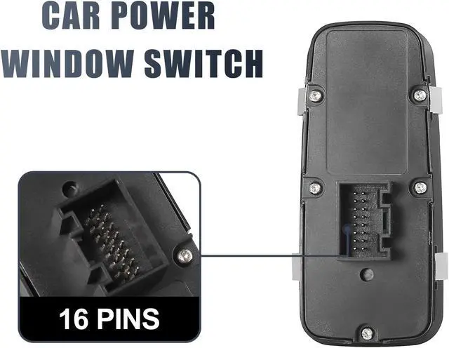 Alt view image 4 of 7 - 99161315502DML Front Left Driver Side Power Window Mirror Switch for Porsche 911 991 718 Boxster Cayman