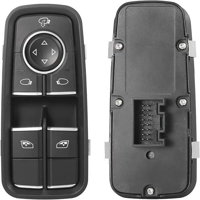 Alt view image 7 of 7 - 99161315502DML Front Left Driver Side Power Window Mirror Switch for Porsche 911 991 718 Boxster Cayman