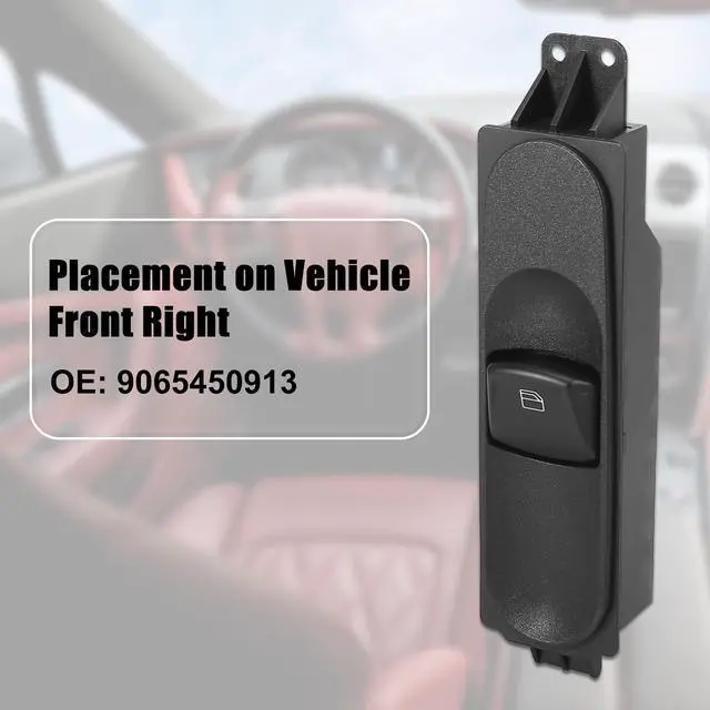 Alt view image 2 of 7 - Power Window Switch Front Right Passenger Side for Mercedes-Benz Sprinter 2500 9065450913