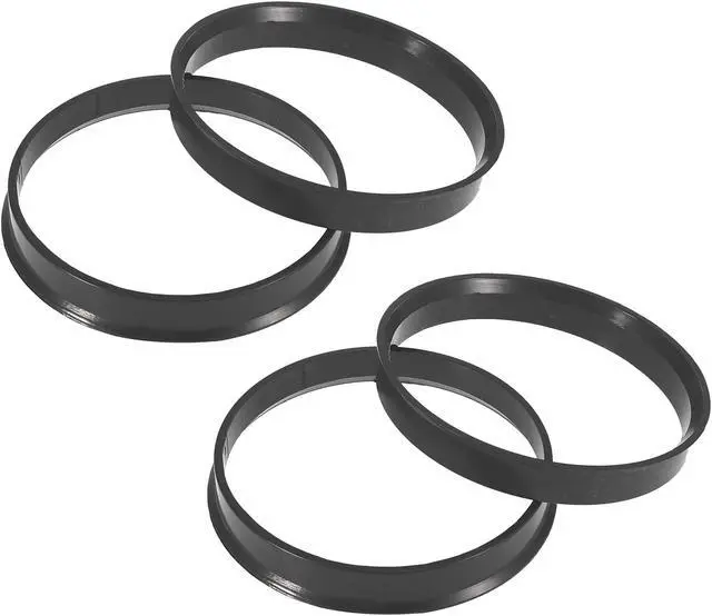 Main image of 4pcs Plastic 63.4mm to 67.1mm Car Hub Centric Rings Wheel Bore Center Spacer