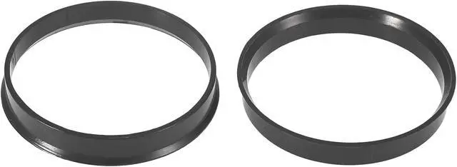 Alt view image 6 of 6 - 4pcs Plastic 63.4mm to 67.1mm Car Hub Centric Rings Wheel Bore Center Spacer