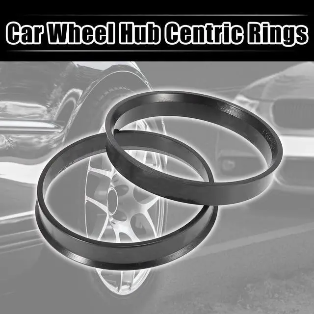 Alt view image 2 of 6 - 4pcs Plastic 60.1mm to 64.1mm Car Hub Centric Rings Wheel Bore Center Spacer