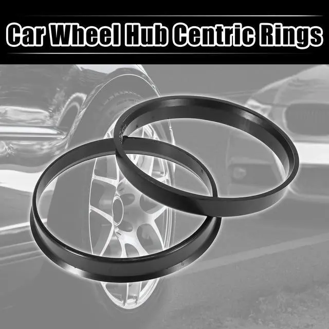 Alt view image 2 of 6 - 4pcs Plastic 70.3mm to 74.1mm Car Hub Centric Rings Wheel Bore Center Spacer