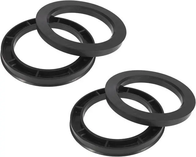 Alt view image 7 of 7 - 4pcs Plastic 78.1mm to 106mm Car Hub Centric Rings Wheel Bore Center Spacer