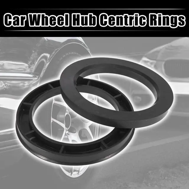 Alt view image 2 of 7 - 4pcs Plastic 65.1mm to 72.56mm Car Hub Centric Rings Wheel Bore Center Spacer