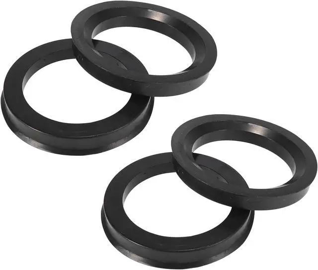 Alt view image 7 of 7 - 4pcs Plastic 54.1mm to 72.56mm Car Hub Centric Rings Wheel Bore Center Spacer