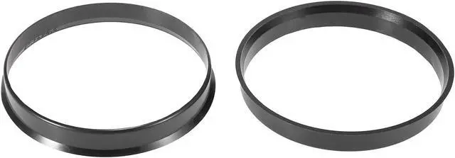 Alt view image 6 of 6 - 4pcs Plastic 70.6mm to 73.1mm Car Hub Centric Rings Wheel Bore Center Spacer