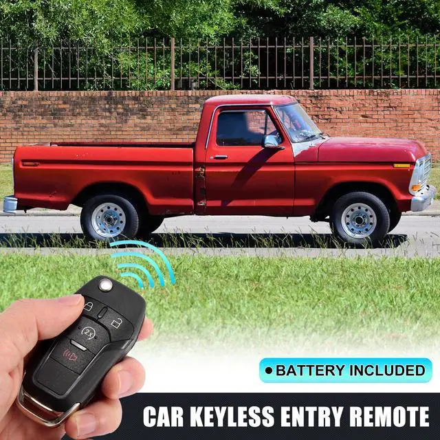 Alt view image 2 of 7 - Replacement Keyless Remote Car Key Fob 433Mhz 4 Button for Dodge Dart 13-16