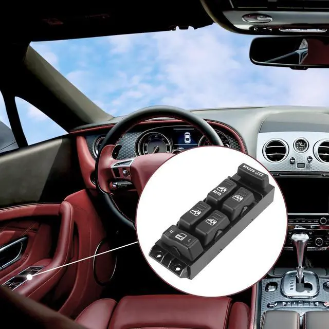 Alt view image 4 of 7 - Front Left Driver Side Master Power Window Switch for Chevrolet Silverado for GMC Sierra 15062650