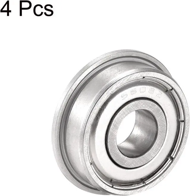 Alt view image 5 of 5 - SF608ZZ Flanged Ball Bearing 8x22x7mm Double Shielded Stainless Steel Bearings 4pcs