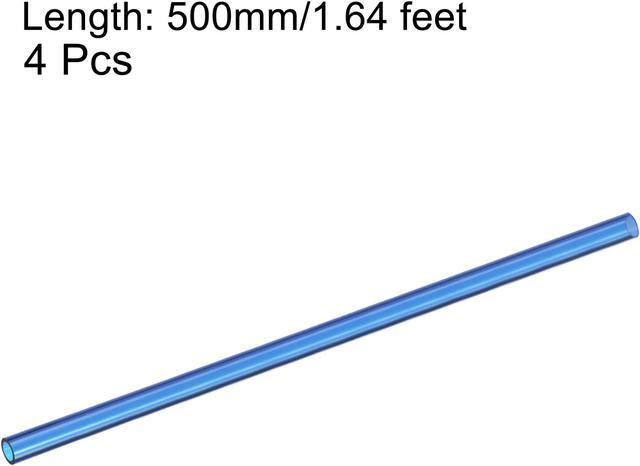 Alt view image 2 of 5 - PETG Tubing Hard Tube 10mm ID, 14mm OD, 0.5m Length, Blue No Fluorescent Light for PC Water-cooling System 4pcs