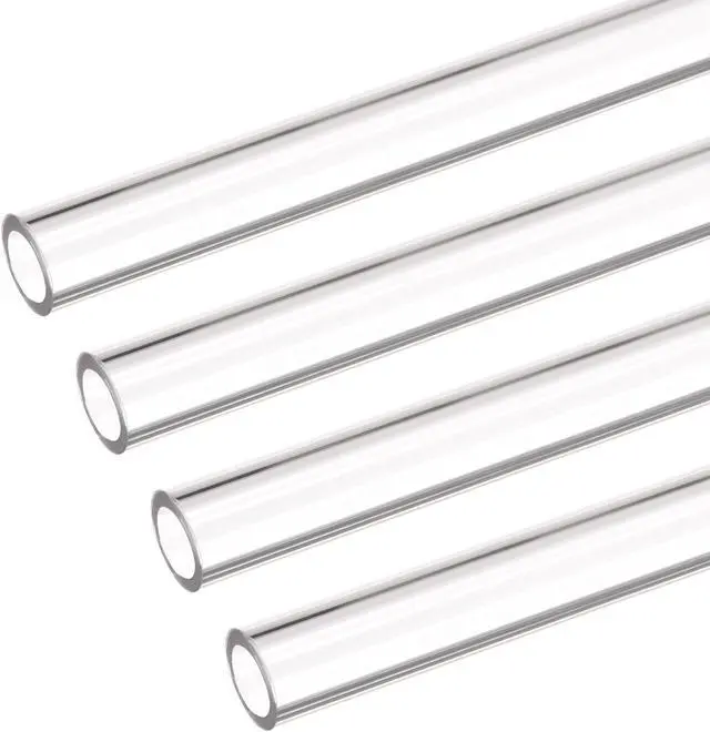 Main image of PETG Tubing Hard Tube 10mm ID, 14mm OD, 0.5m Length, Clear for PC Water-cooling System 4pcs
