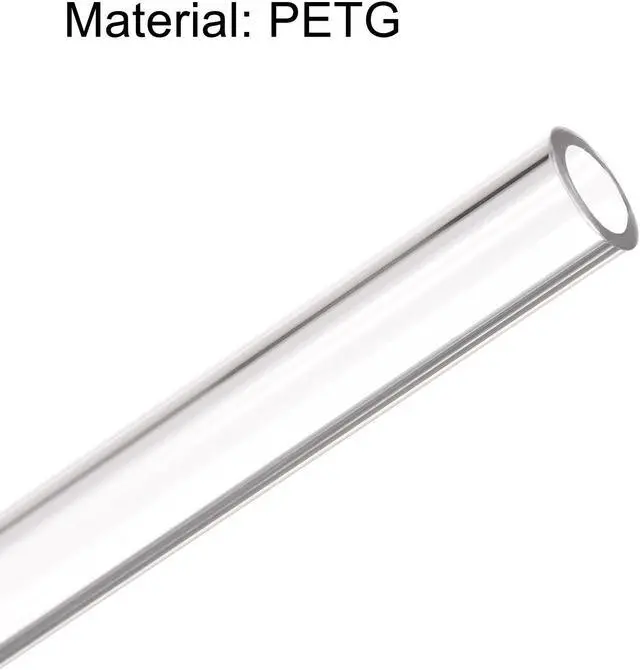 Alt view image 4 of 5 - PETG Tubing Hard Tube 10mm ID, 14mm OD, 0.5m Length, Clear for PC Water-cooling System 2pcs