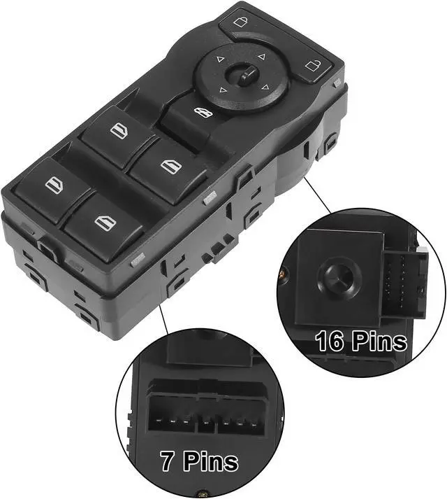 Alt view image 3 of 7 - Car Master Power Window Switch Lift Button Panel 92225343 92247215 for Pontiac G8 2008-2009
