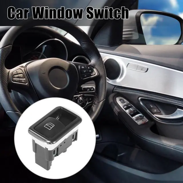 Alt view image 2 of 7 - Car Master Power Window Lifter Switch Lift Button A2049058102 for Mercedes-Benz C250 C350 SLK350