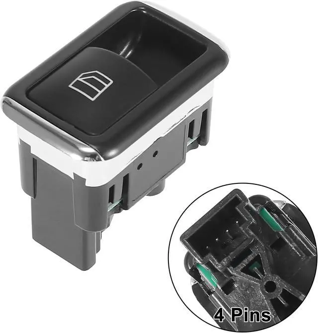 Alt view image 3 of 7 - Car Master Power Window Lifter Switch Lift Button A2049058102 for Mercedes-Benz C250 C350 SLK350