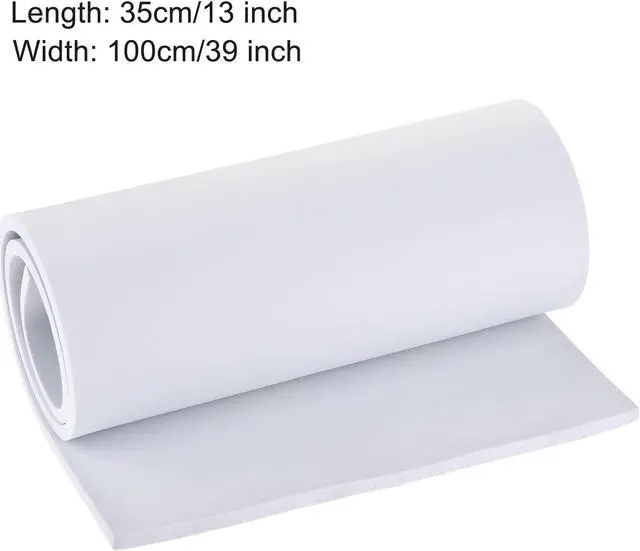 Alt view image 2 of 5 - White EVA Foam Sheets Roll 13 x 39 Inch 10mm Thick for Crafts DIY Projects