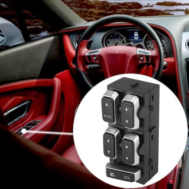 Alt view image 2 of 7 - Power Master Window Switch Driver Side 5W1Z14529BA for Lincoln Town Car 2003-2008