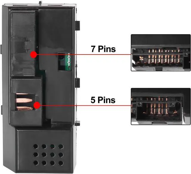 Alt view image 5 of 7 - Power Window Master Switch Driver Side 10433029 for Buick Regal 1997-2004 for Buick Century 1997-2005
