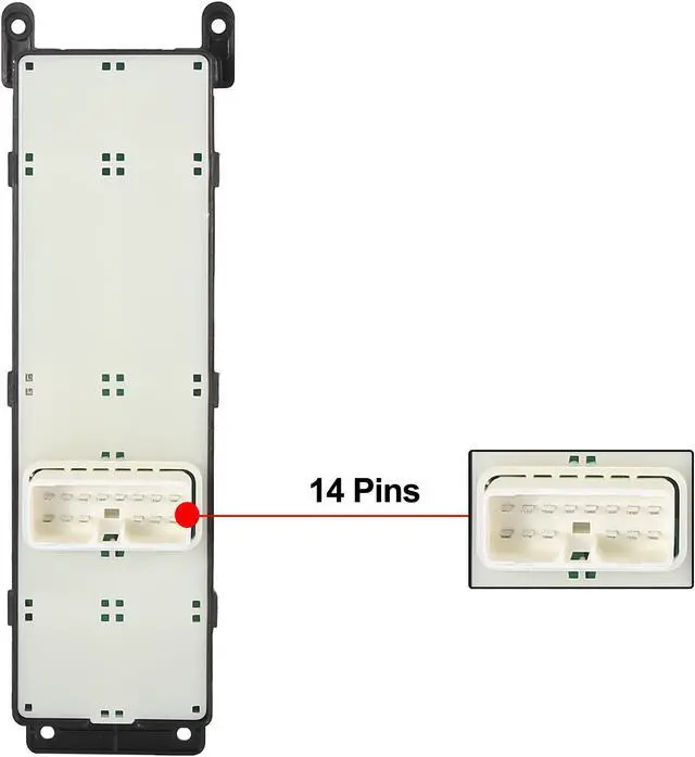 Alt view image 5 of 7 - Power Master Window Switch Driver Side 93570-3K010 for Hyundai Sonata 2005-2007