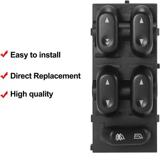 Alt view image 3 of 7 - Power Window Master Switch Driver Side 5L1Z14529AA 901339 for Ford Expedition Crown Victoria