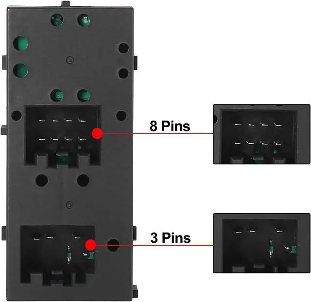Alt view image 5 of 7 - Power Window Master Switch Driver Side 5L1Z14529AA 901339 for Ford Expedition Crown Victoria