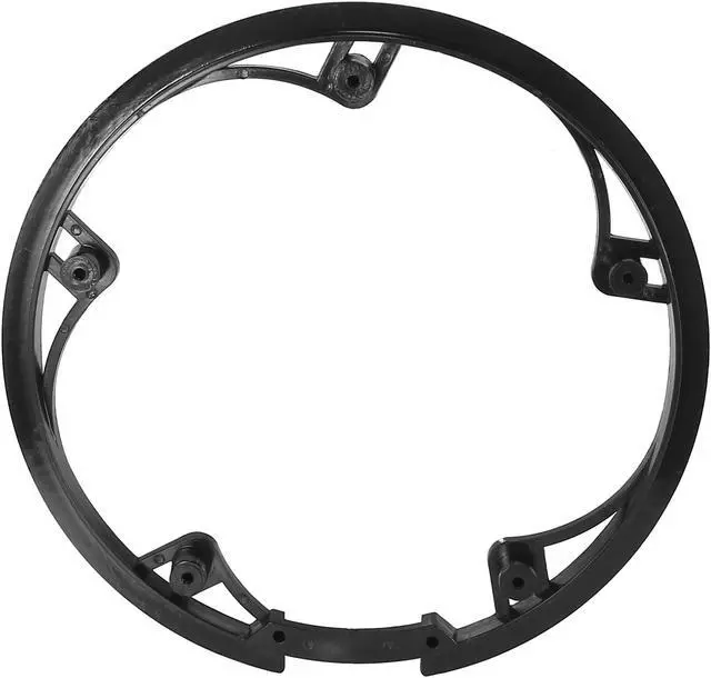 Alt view image 4 of 7 - 48 Teeth 10cm 5 Holes Bicycle Bike Crankset Chain Wheel Cover Protection Chain Wheel Protective Cover Black