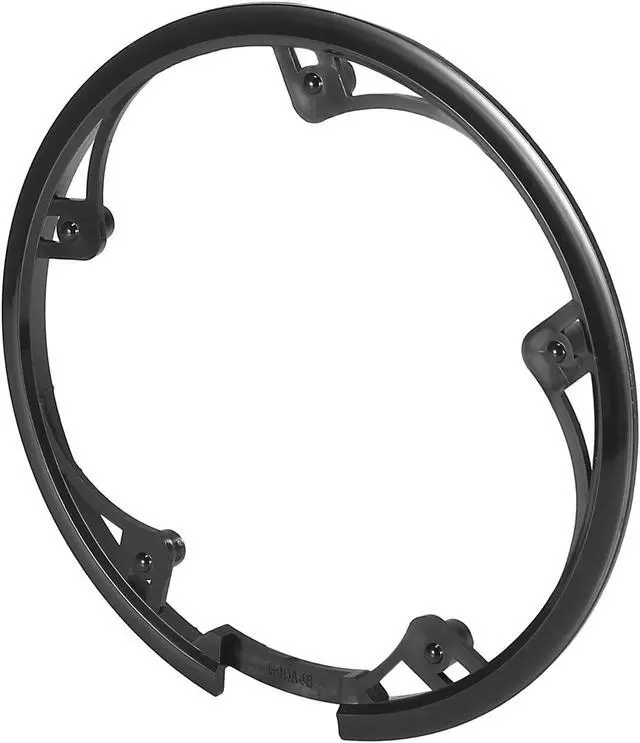 Alt view image 5 of 7 - 48 Teeth 10cm 5 Holes Bicycle Bike Crankset Chain Wheel Cover Protection Chain Wheel Protective Cover Black