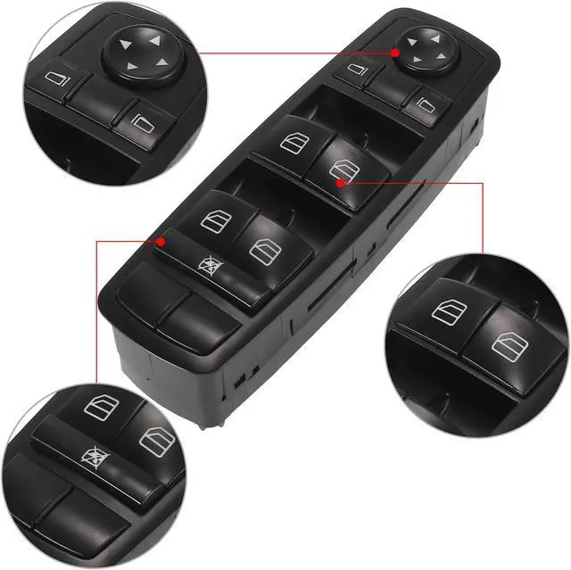 Alt view image 4 of 7 - Power Window Master Switch Driver Side 2518300090 for Mercedes-Benz GL350 GL450 ML450 R350