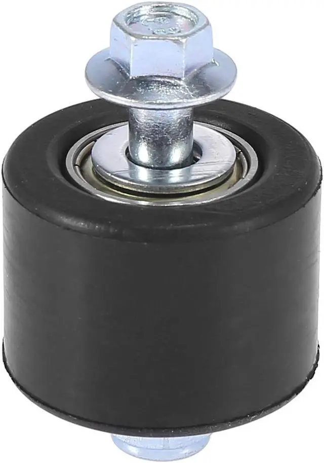 Alt view image 4 of 6 - 1 Set 8mm Motorcycle Chain Pulley Roller Slider Wheel Guide for Street Bike ATVs Black