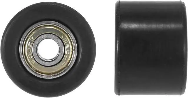 Alt view image 6 of 6 - 1 Set 8mm Motorcycle Chain Pulley Roller Slider Wheel Guide for Street Bike ATVs Black