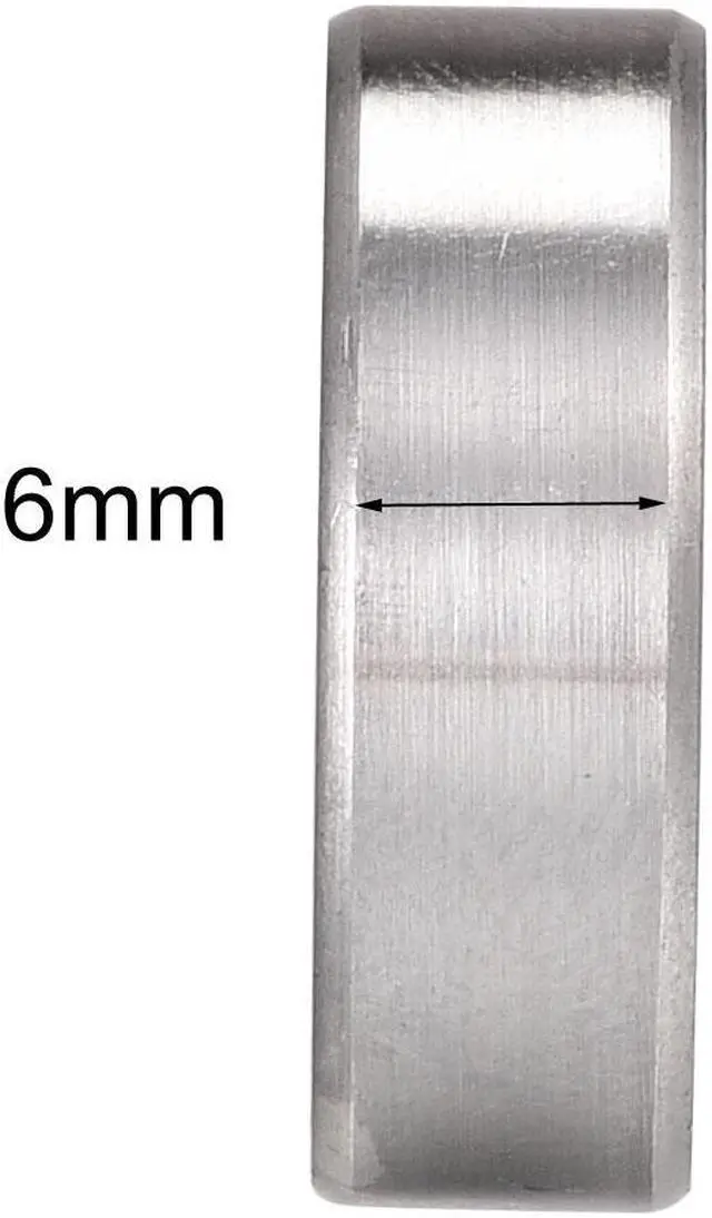 Alt view image 4 of 5 - S698ZZ Stainless Steel Ball Bearing 8x19x6mm Double Shielded Bearings 5pcs