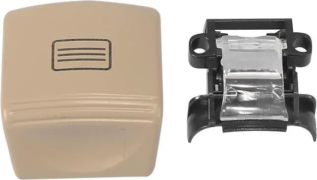 Alt view image 6 of 7 - Car Sunroof Window Switch Button Cover Sunroof Switch Cover Beige for Mercedes-Benz C-Class W204 E-Class W212 C207 CLS-Class W218 C218