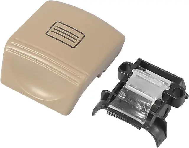 Alt view image 7 of 7 - Car Sunroof Window Switch Button Cover Sunroof Switch Cover Beige for Mercedes-Benz C-Class W204 E-Class W212 C207 CLS-Class W218 C218