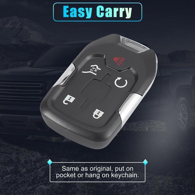 Alt view image 7 of 7 - Replacement Keyless Entry Remote Car Key Fob HYQ1AA 315MHz  for GMC Terrain 2018-2020 13584502 5 Key Button