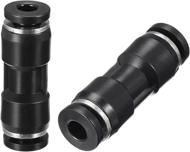 Main image of Push to Connect Fittings,4mm or 5/32" Straight OD Push Fit Lock Tube Fittings 4pcs