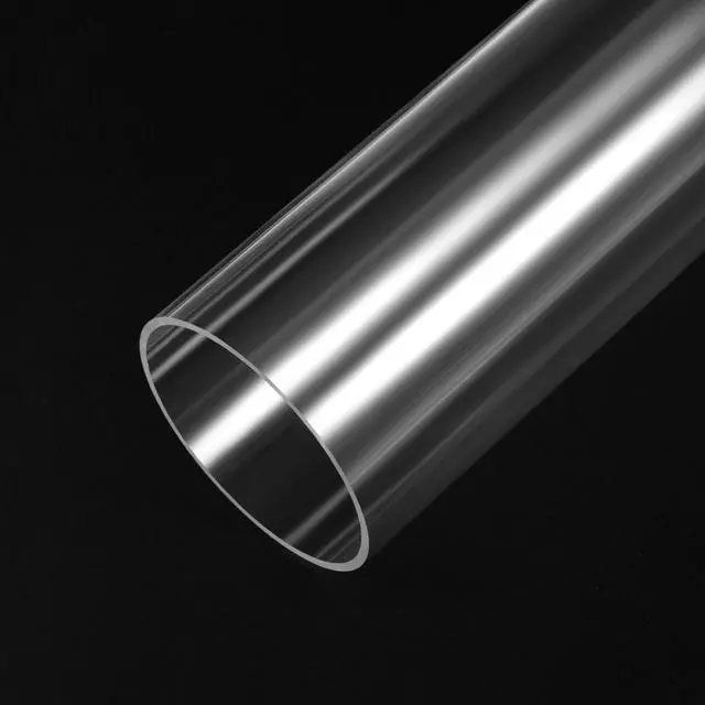 Alt view image 3 of 7 - Clear Rigid Acrylic Pipe 8mm ID x 10mm OD x 0.5m, 1mm Wall Round Tube