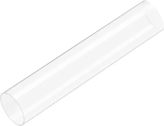 Alt view image 5 of 7 - Clear Rigid Acrylic Pipe 8mm ID x 10mm OD x 0.5m, 1mm Wall Round Tube
